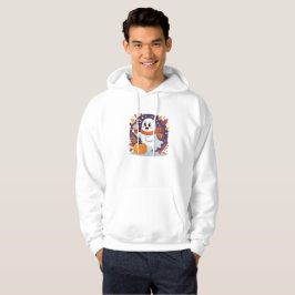 Gemütlicher Geist mit Kürbislatte – Herbst Hallowe Hoodie