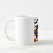 Gemütlicher Geist und hässliche Halloween-Kunst Kaffeetasse (Links)