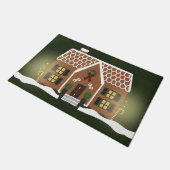 Gemütlicher Gingerbread Weihnachtsmatte Fußmatte (Schrägansicht)