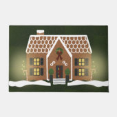 Gemütlicher Gingerbread Weihnachtsmatte Fußmatte (Vorderseite)