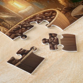 Gemütlicher Gnom Kaffee Puzzle (Seite)