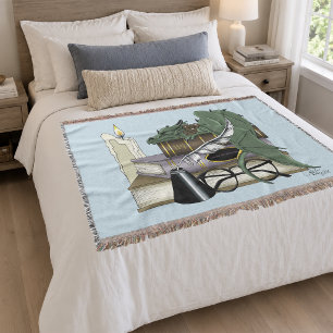 Gemütlicher Grüner Whimsical Schlafender Drache Bü Decke