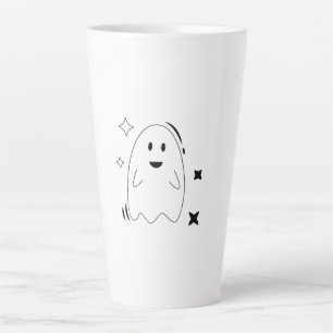 Gemütlicher Gruseliger Himmel Geist Stern Linien K Milchtasse