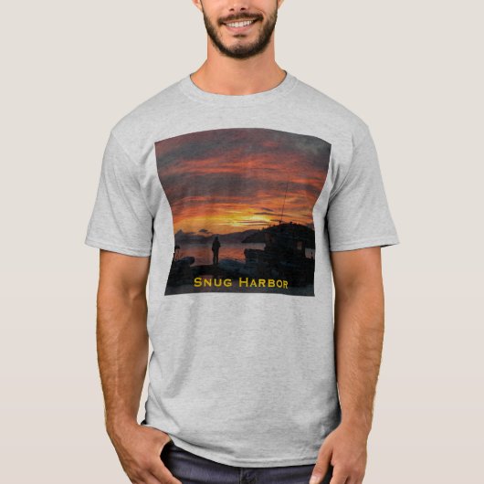 Gemütlicher Hafen T-Shirt (Vorderseite)