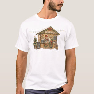 Gemütlicher Heißer Kakao-Weihnachtsmarktstand für T-Shirt