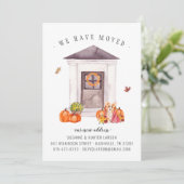 Gemütlicher Herbst | Ankündigung über den Umstieg  (Stehend Vorderseite)