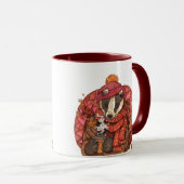 Gemütlicher Herbst Badger Art Tasse (VorderseiteRechts)