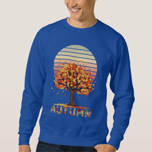 Gemütlicher Herbst-Blatt-Fall-Pullover – Naturinsp Sweatshirt (Vorderseite)