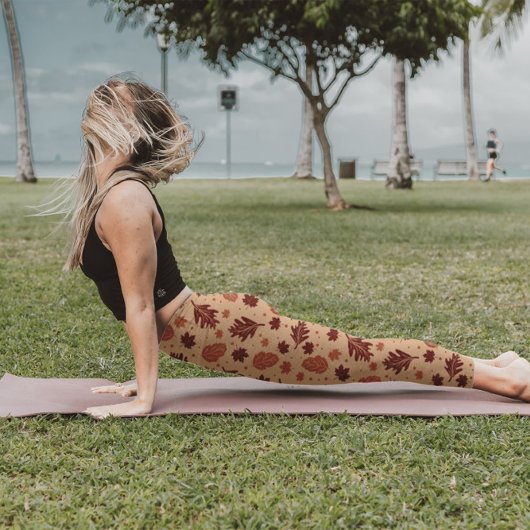 Gemütlicher Herbst Capri Leggings