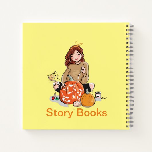 Gemütlicher Herbst Décor mit Pumpkins - Perfekt Notizblock (Rückseite)