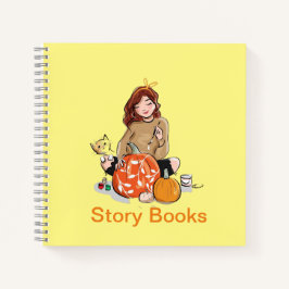 Gemütlicher Herbst Décor mit Pumpkins - Perfekt Notizblock