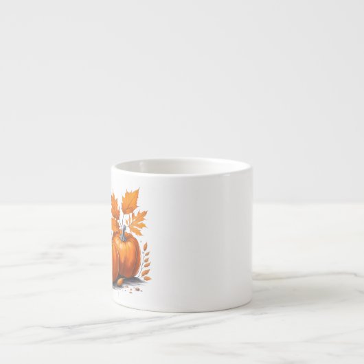 Gemütlicher Herbst Espressotasse (Vorderseite)