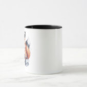 Gemütlicher Herbst-Fuchs-Aquarell-Becher Tasse (Zentrum)