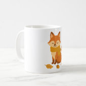 Gemütlicher Herbst-Fuchs-Becher Kaffeetasse (Vorderseite Links)