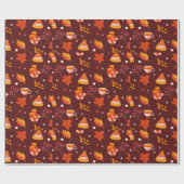 Gemütlicher Herbst Geschenkpapier (Flach)