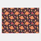 Gemütlicher Herbst Geschenkpapier Set (Vorderseite)