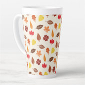 Gemütlicher Herbst-Herbstlaub Milchtasse (Linke Ecke)