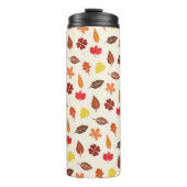 Gemütlicher Herbst-Herbstlaub Thermosbecher (Vorderseite)