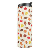 Gemütlicher Herbst-Herbstlaub Thermosbecher (Nach links gedreht)