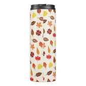 Gemütlicher Herbst-Herbstlaub Thermosbecher (Rückseite)