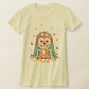 Gemütlicher Herbst-Igel Herbst-Igel mit Schal & T-Shirt