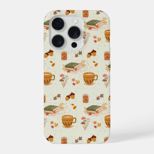 Gemütlicher Herbst iPhone Hülle (Rückseite)