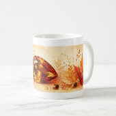 Gemütlicher Herbst-Kaffeebecher Kaffeetasse (VorderseiteRechts)