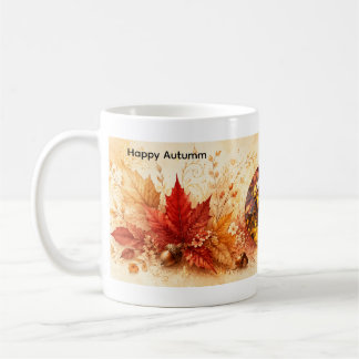 Gemütlicher Herbst-Kaffeebecher Kaffeetasse