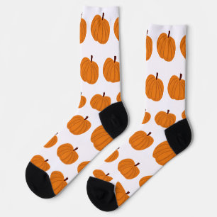 Gemütlicher Herbst Kürbis Socken