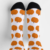Gemütlicher Herbst Kürbis Socken (Oben)