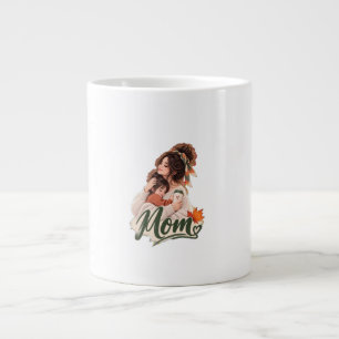 Gemütlicher Herbst Mama & Baby Kinder Herbstliebe Jumbo-Tasse