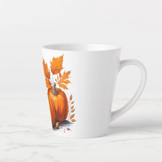 Gemütlicher Herbst Milchtasse (Rechts)