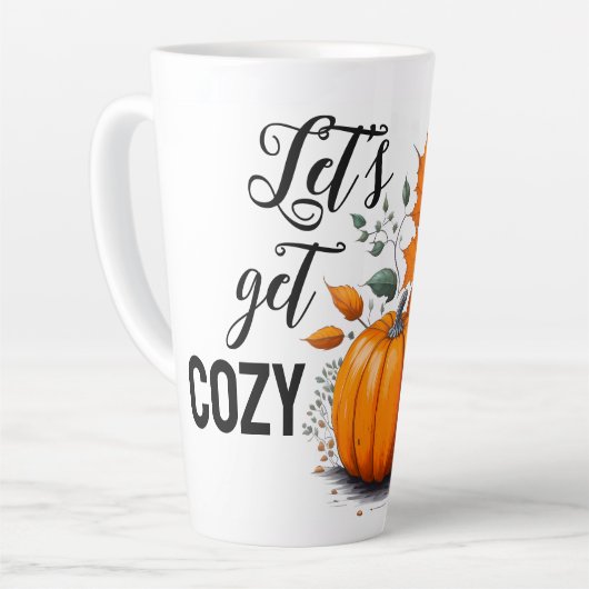 Gemütlicher Herbst Milchtasse (Linke Ecke)