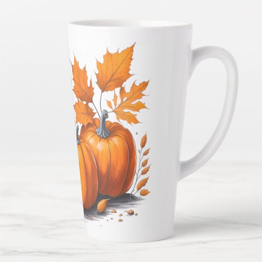 Gemütlicher Herbst Milchtasse (Rechts)