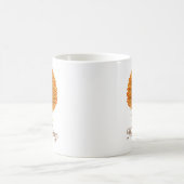 Gemütlicher Herbstbaum Frohes Erntedankfest Becher Kaffeetasse (Mittel)