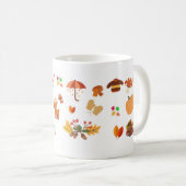 Gemütlicher Herbstbecher Kaffeetasse (VorderseiteRechts)