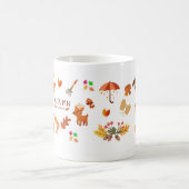Gemütlicher Herbstbecher Kaffeetasse (Mittel)