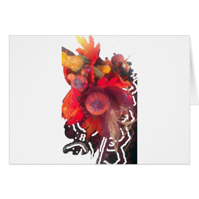 Gemütlicher Herbstgarten - Herbstdekor und Geschen (Vorderseite (Horizontal))