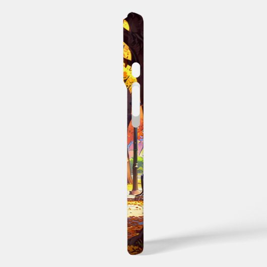 Gemütlicher Herbstpark Case-Mate iPhone Hülle (Rückseite / Links)