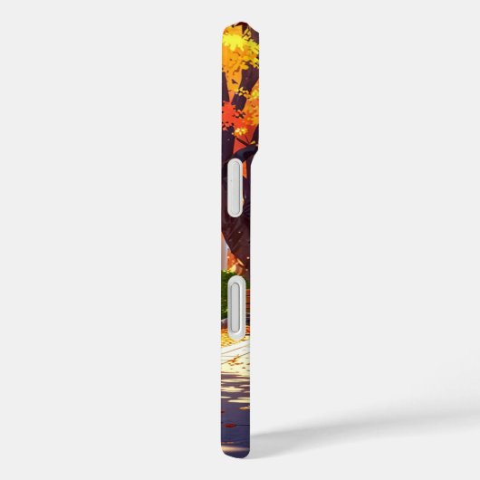 Gemütlicher Herbstpark Case-Mate iPhone Hülle (Rückseite / Rechts)