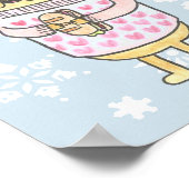 Gemütlicher Hund Poster (Ecke)