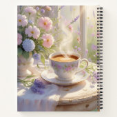 Gemütlicher Hütte Kaffee & Wildblumen ・ Rustikaler Notizblock (Rückseite)