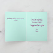 Gemütlicher Igel und Wildblumen Forest Danke Karte (Innenseite)