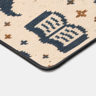 Gemütlicher Jacquard  Schreibtischunterlage