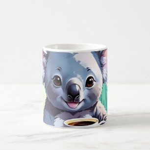 Gemütlicher Jungle Koala-Kaffee Kaffeetasse