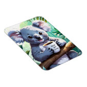 Gemütlicher Jungle Koala-Kaffee Magnet (Rechte Seite)