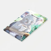 Gemütlicher Jungle Koala-Kaffee Post-it Klebezettel (angewinkelt)