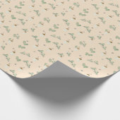 Gemütlicher Kaffee Geschenkpapier (Ecke)