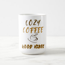 Gemütlicher Kaffee Gute Vibes Süße Keramik-Kaffeet