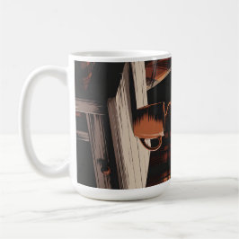 Gemütlicher Kaffee Kariert Herbst Rustikale Wohnge Kaffeetasse